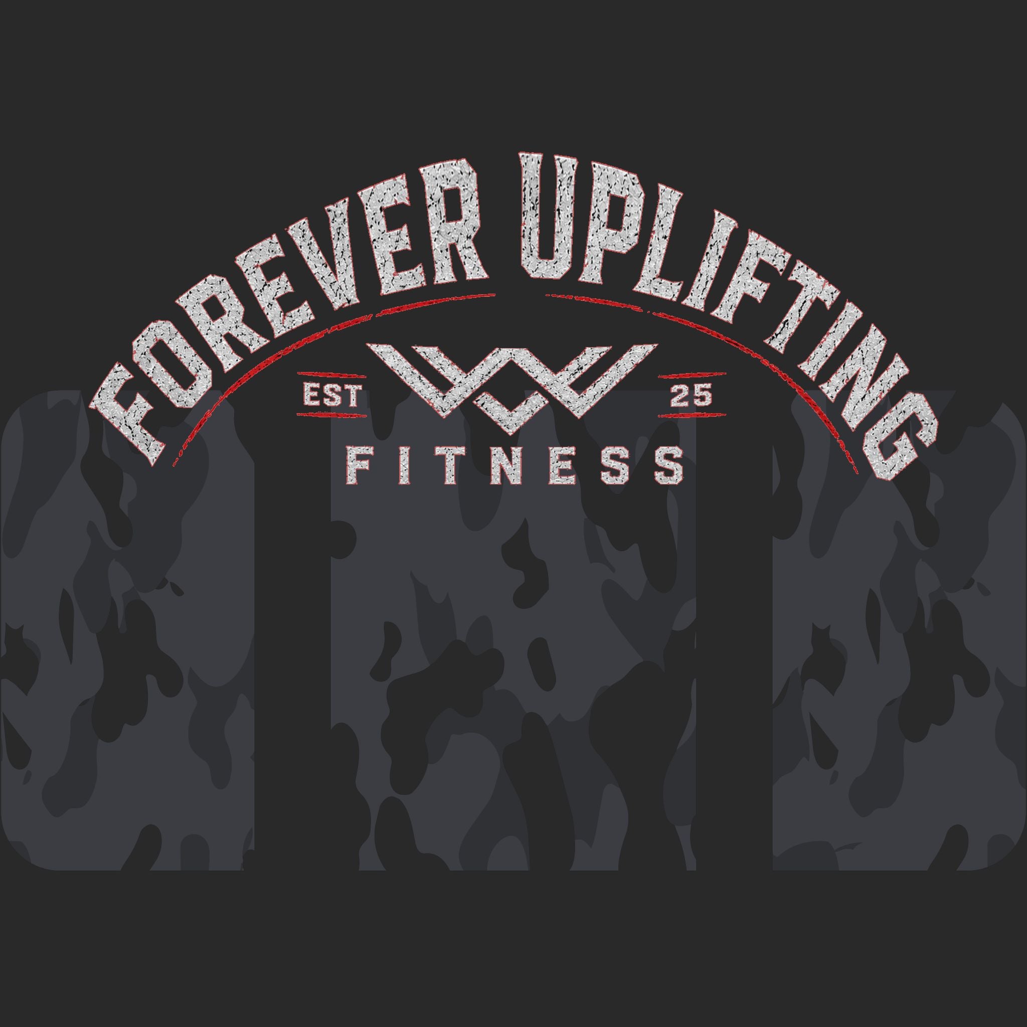Forever Uplifting Fitness Duffel Bag — Camouflage Travel Gym Bag