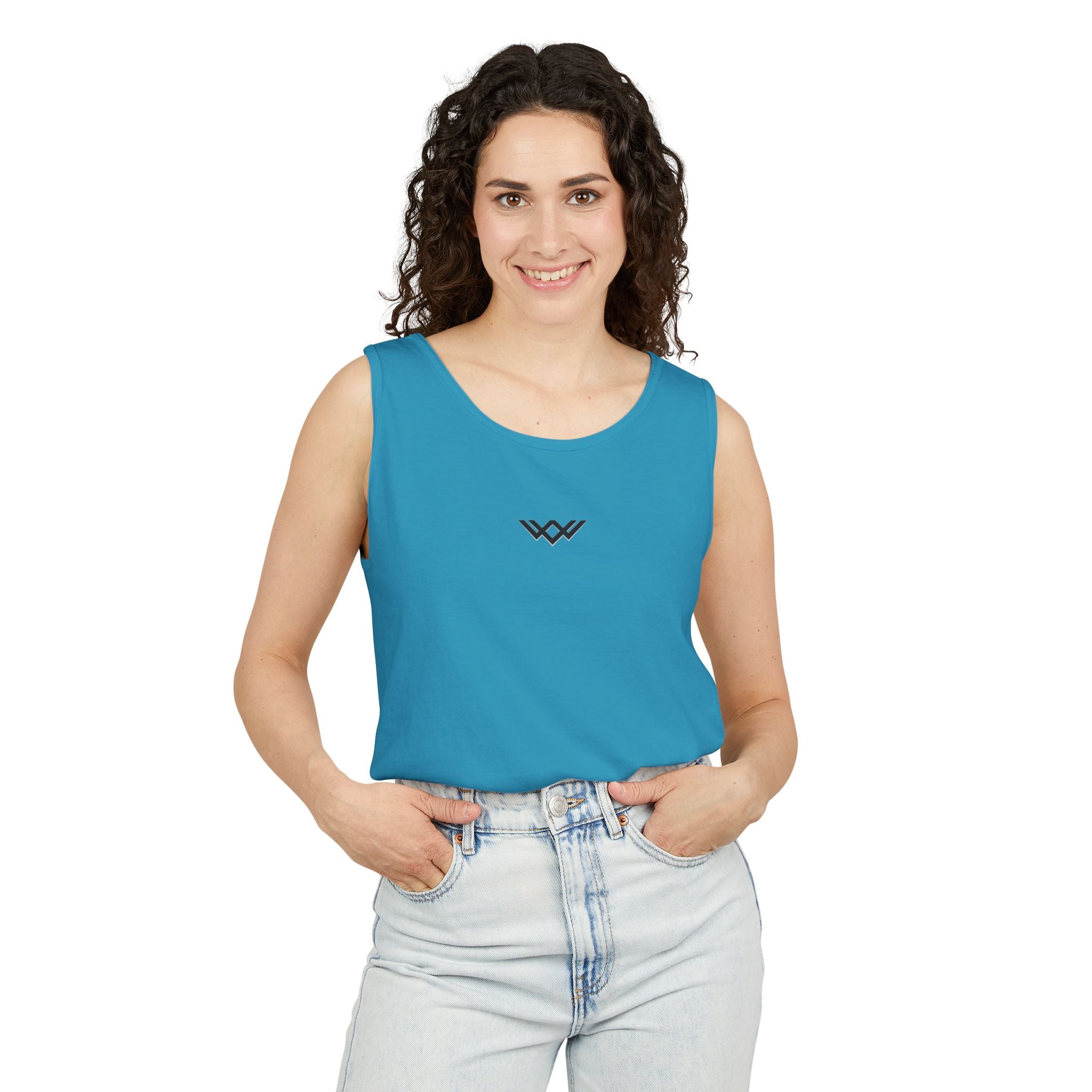 Women's Tank Top — Minimal Centre Chest Logo