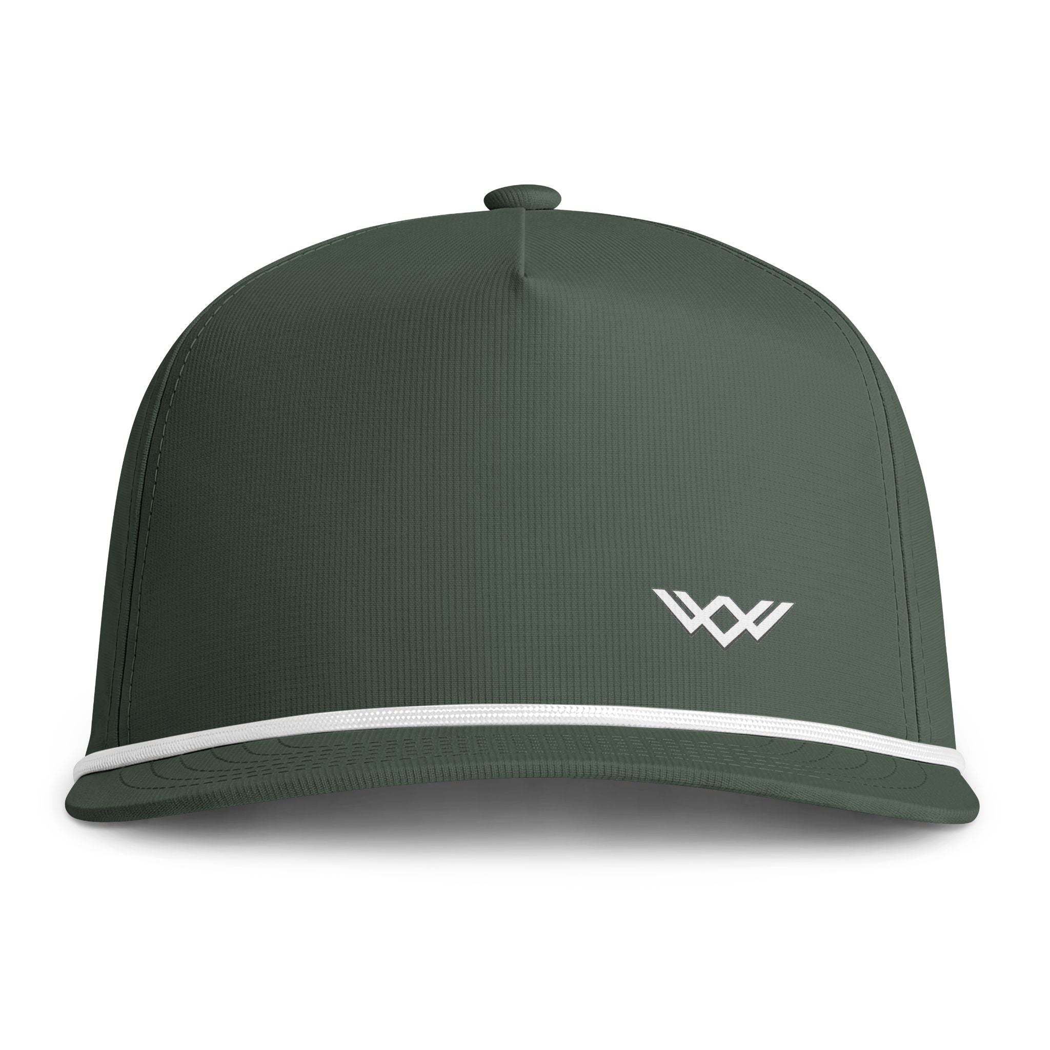 Sunwashed Vintage Rope-Trim Baseball Hat - Minimal Logo