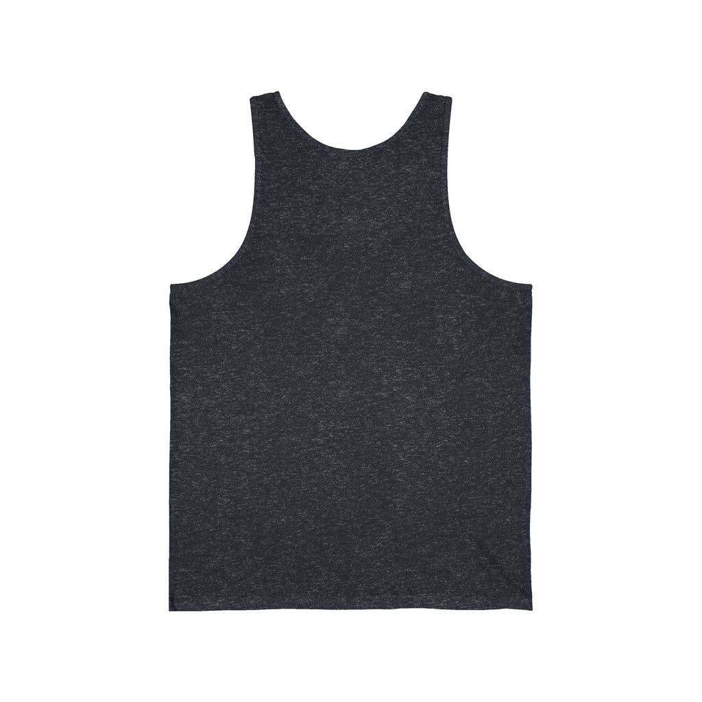 Unisex Jersey Tank Top — Minimal Chest logo