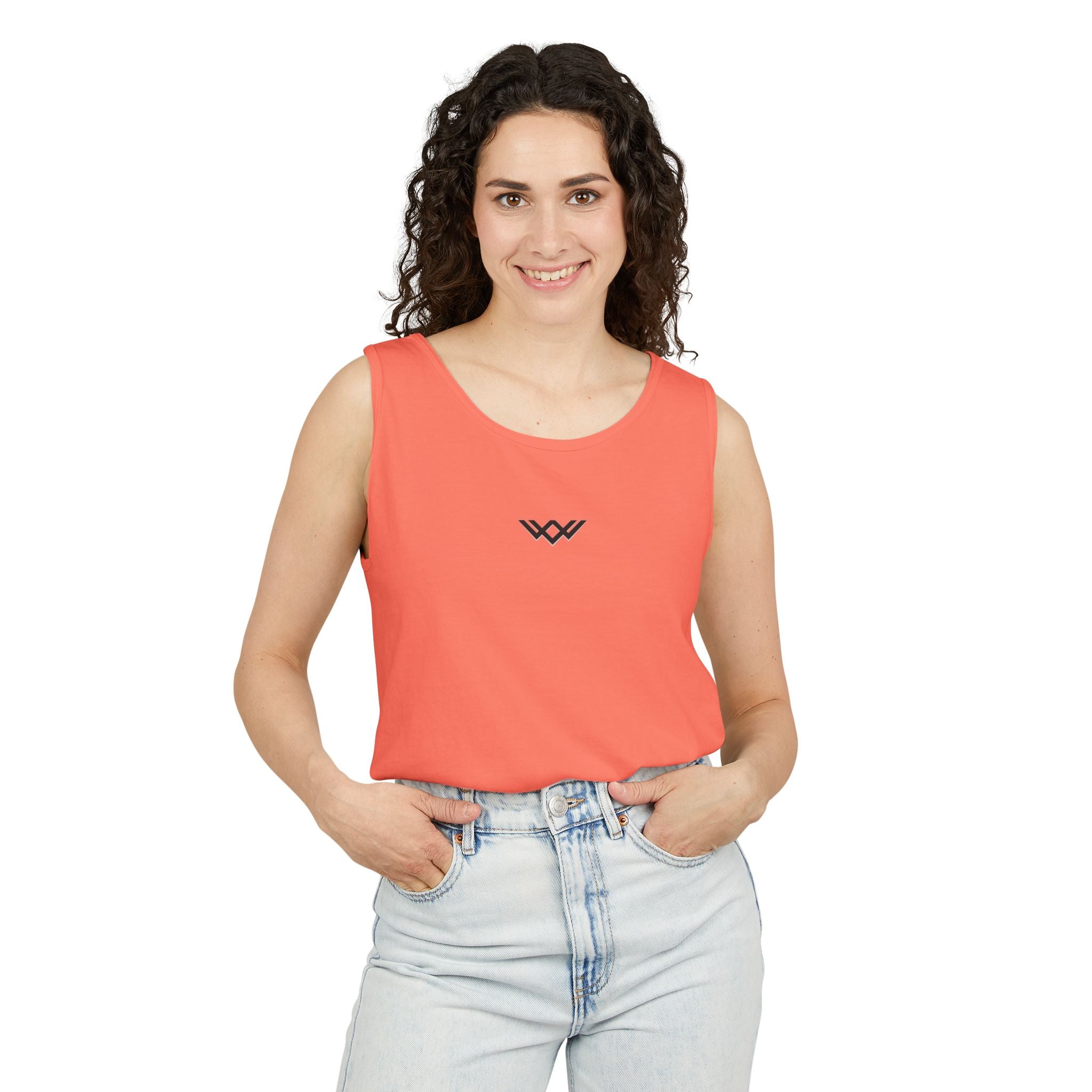 Women's Tank Top — Minimal Centre Chest Logo