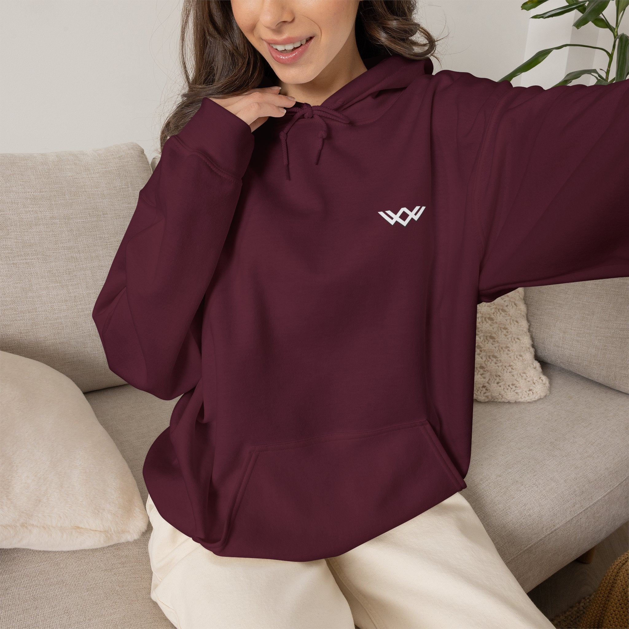 Unisex Signature Front Statement Back Hoodie | FUL