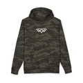 Minimal Chest Logo Heavyweight Camo Pullover Hoodie | FUL