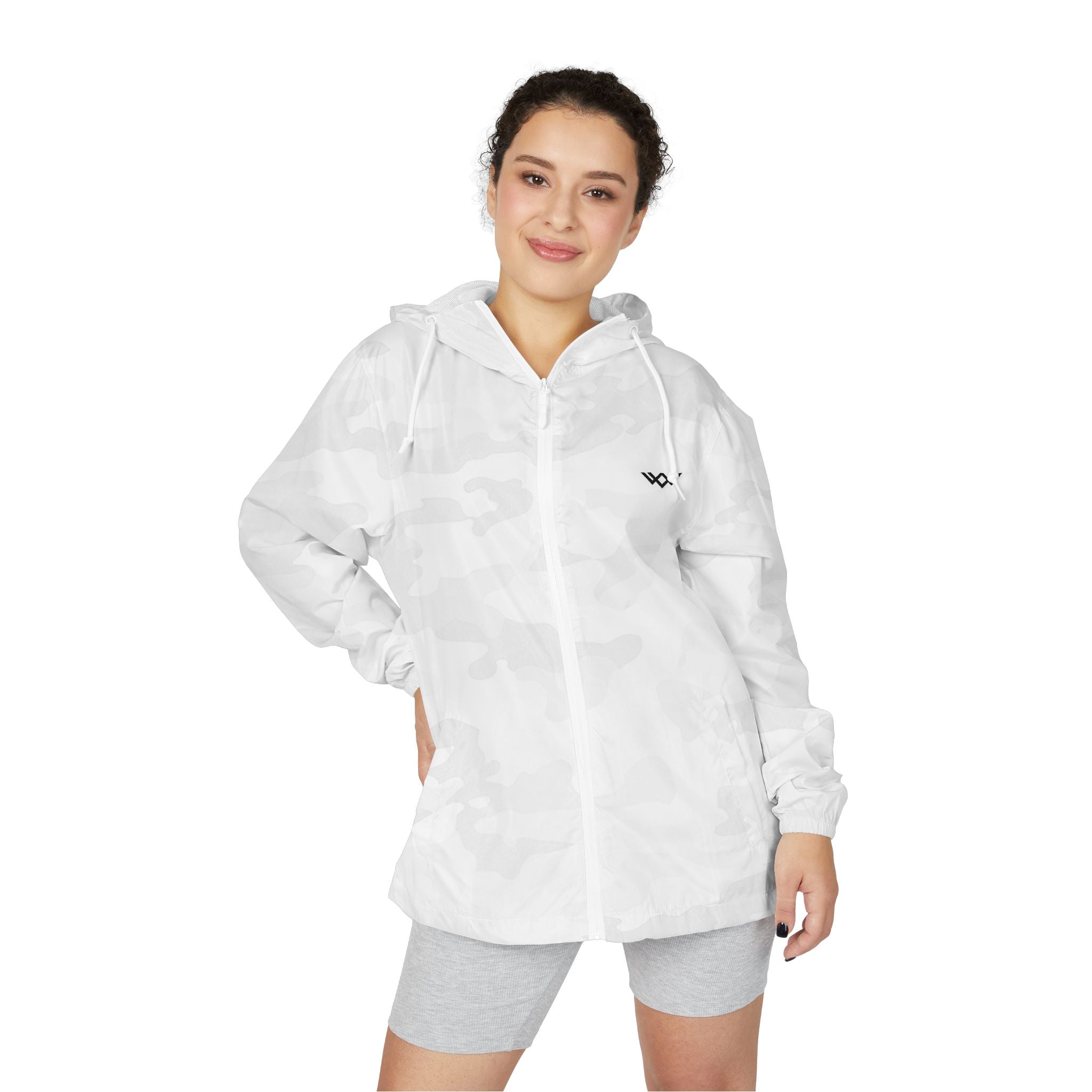 Windbreaker Jacket — Lightweight Full‑Zip Hooded Outerwear