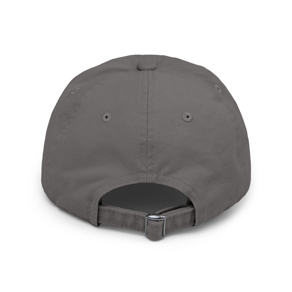 Distressed Black Baseball Cap — Minimal Worn Logo Hat