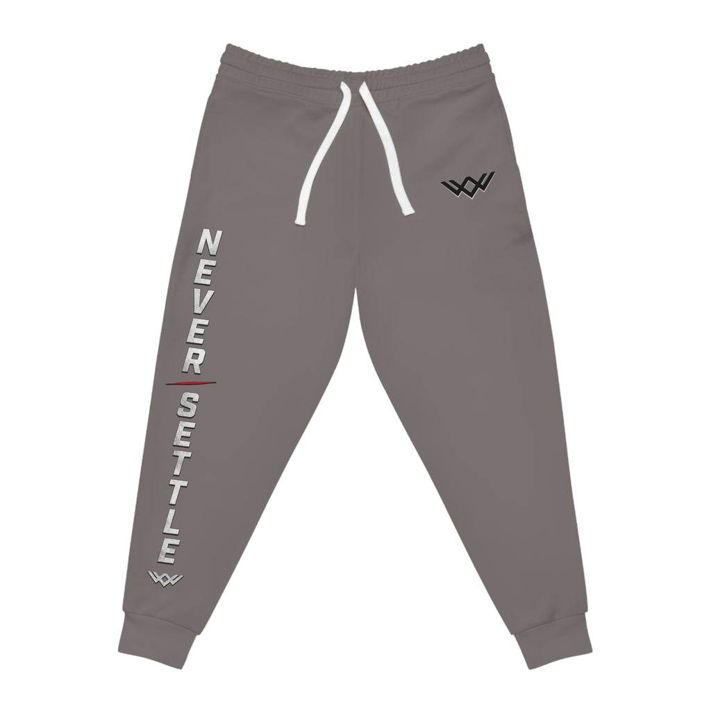 Never Settle Athletic Joggers - Charcoal Grey