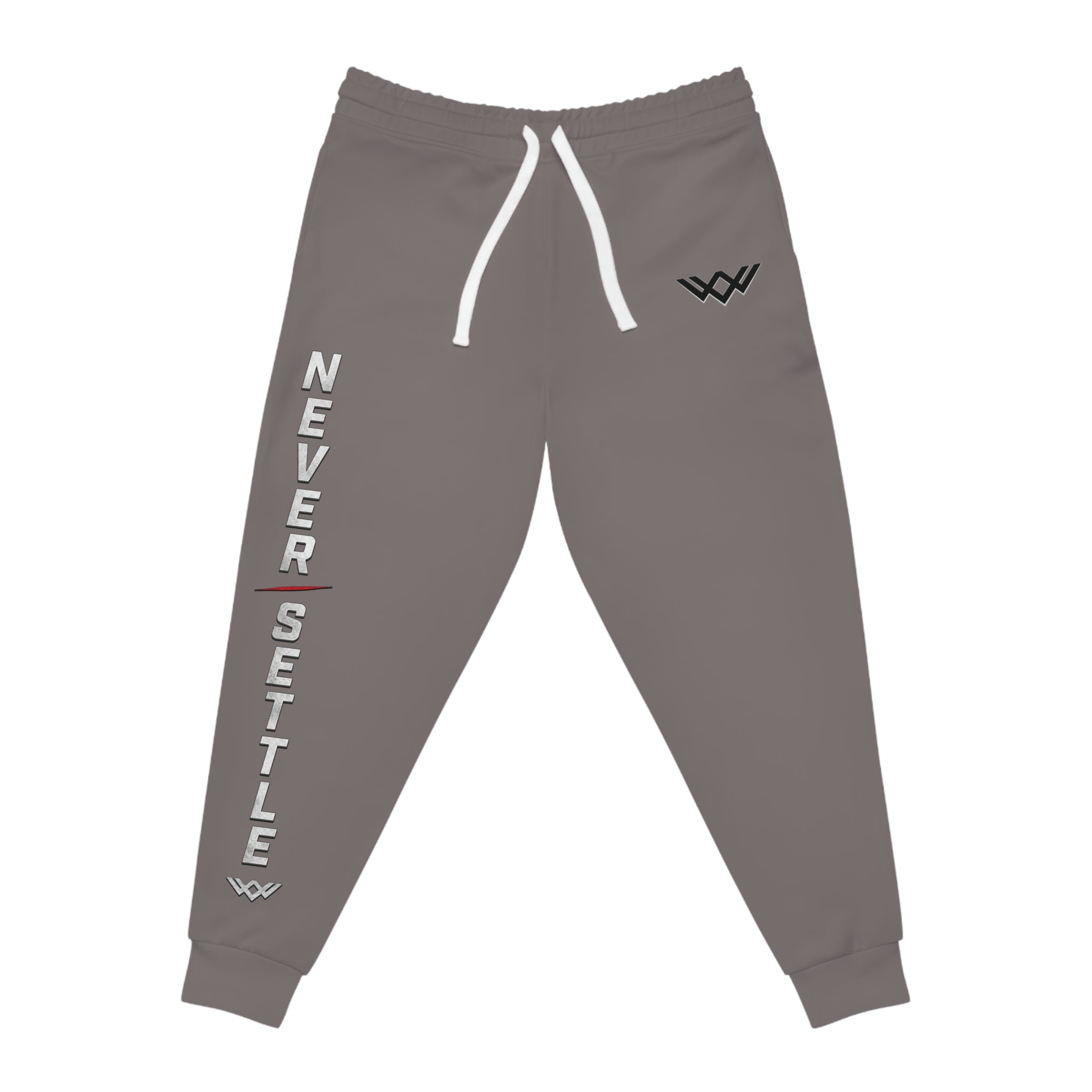 Never Settle™  |  Athletic Joggers - Charcoal Grey | Forever Uplifting Fitness