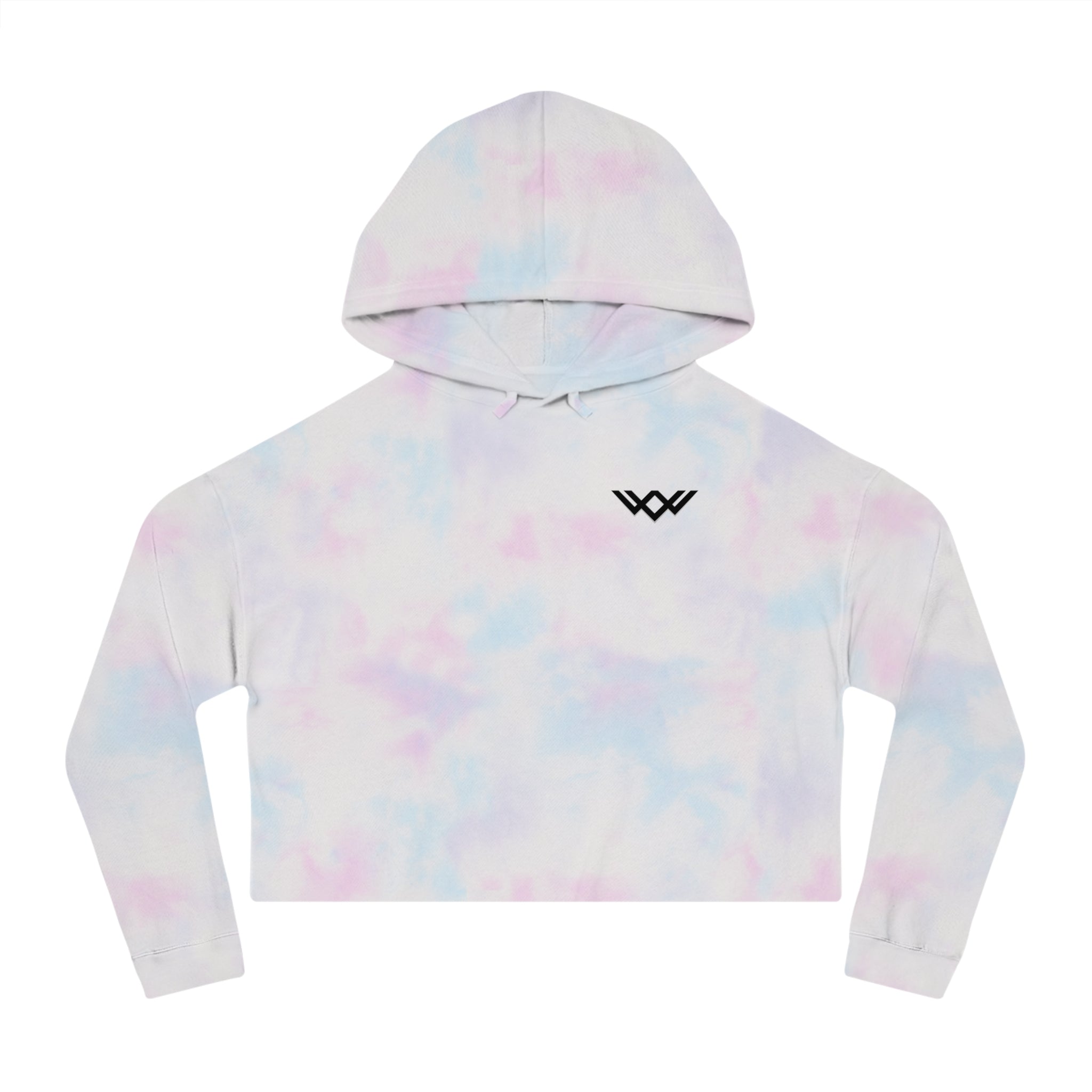 Women's Cropped Gym Hoodie "Built to Last" Graphic