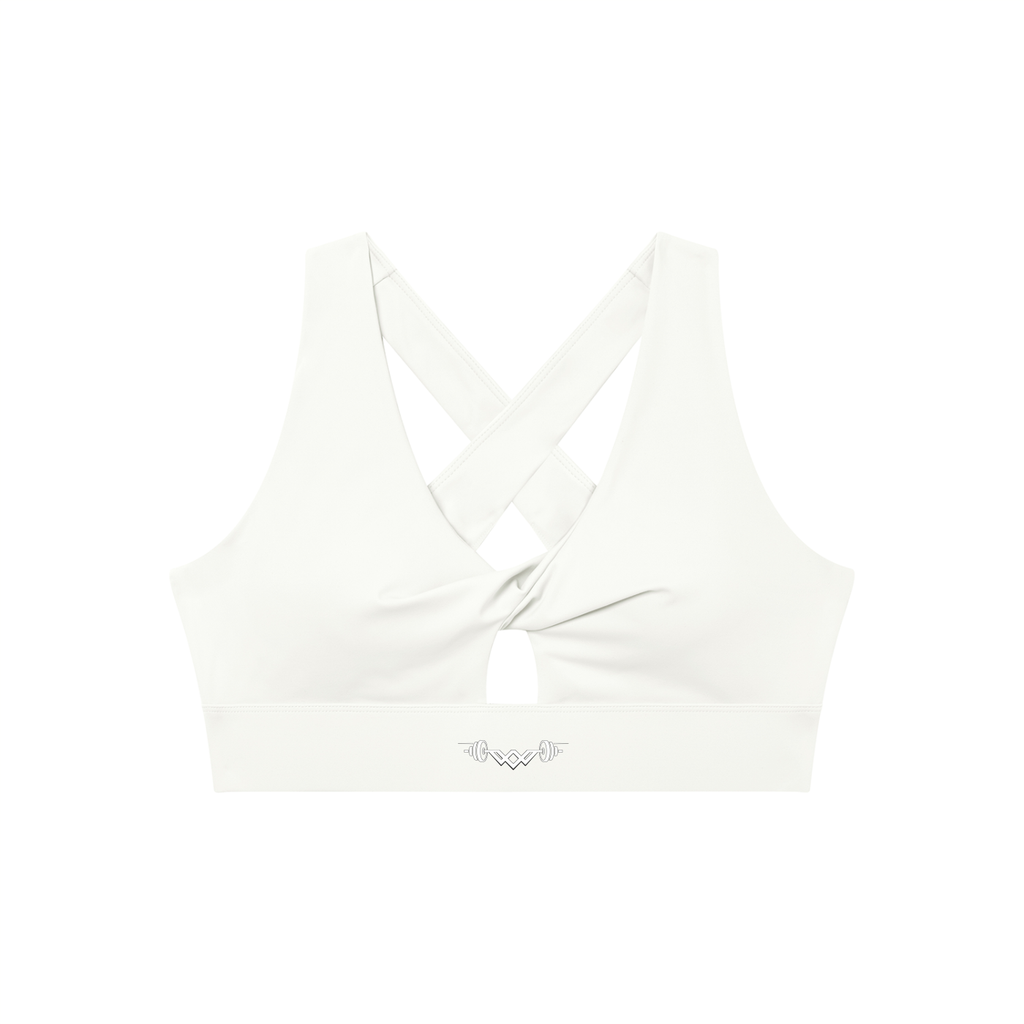 Women's Twist Front V-Neck Sports Bra