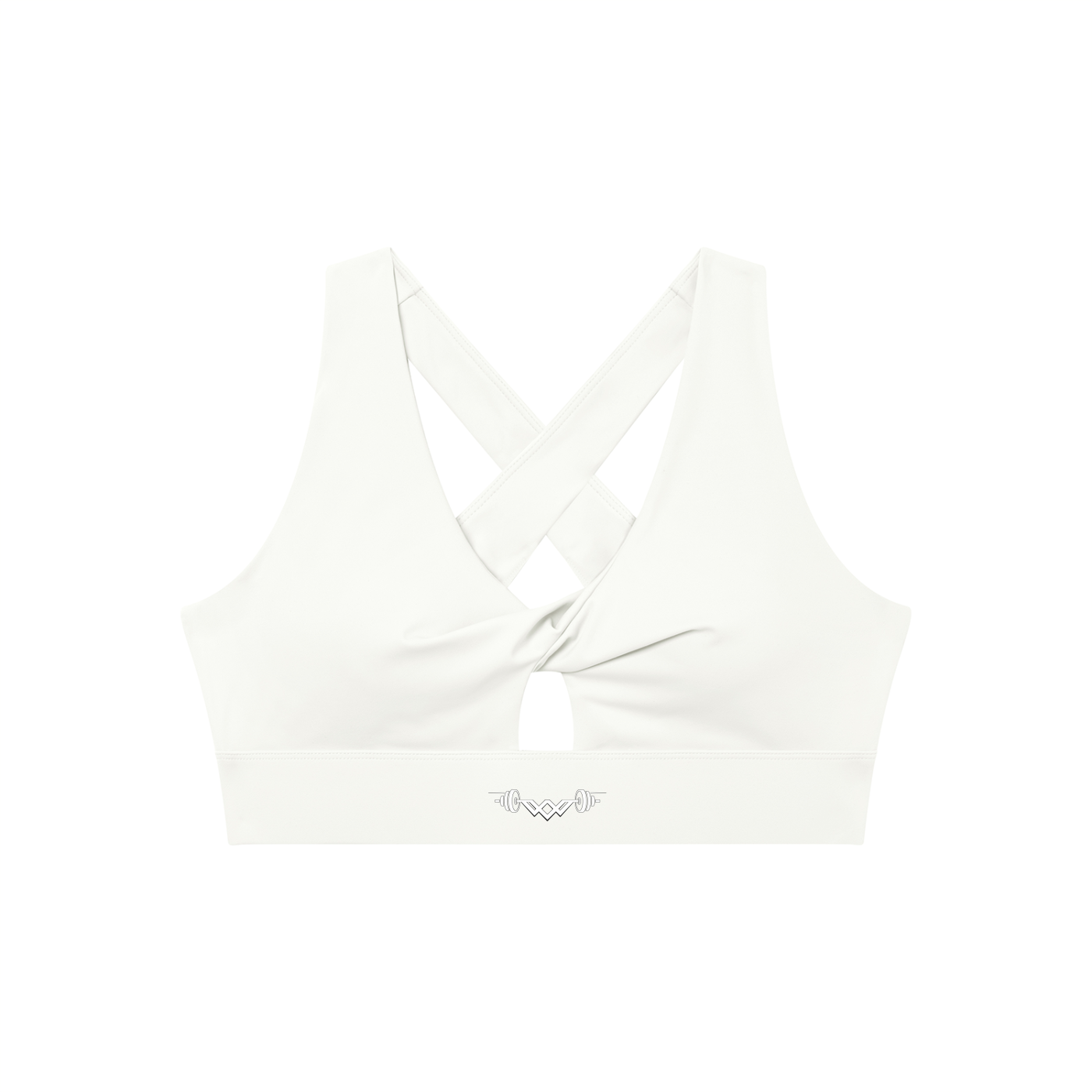 Women's Twist Front V-Neck Sports Bra