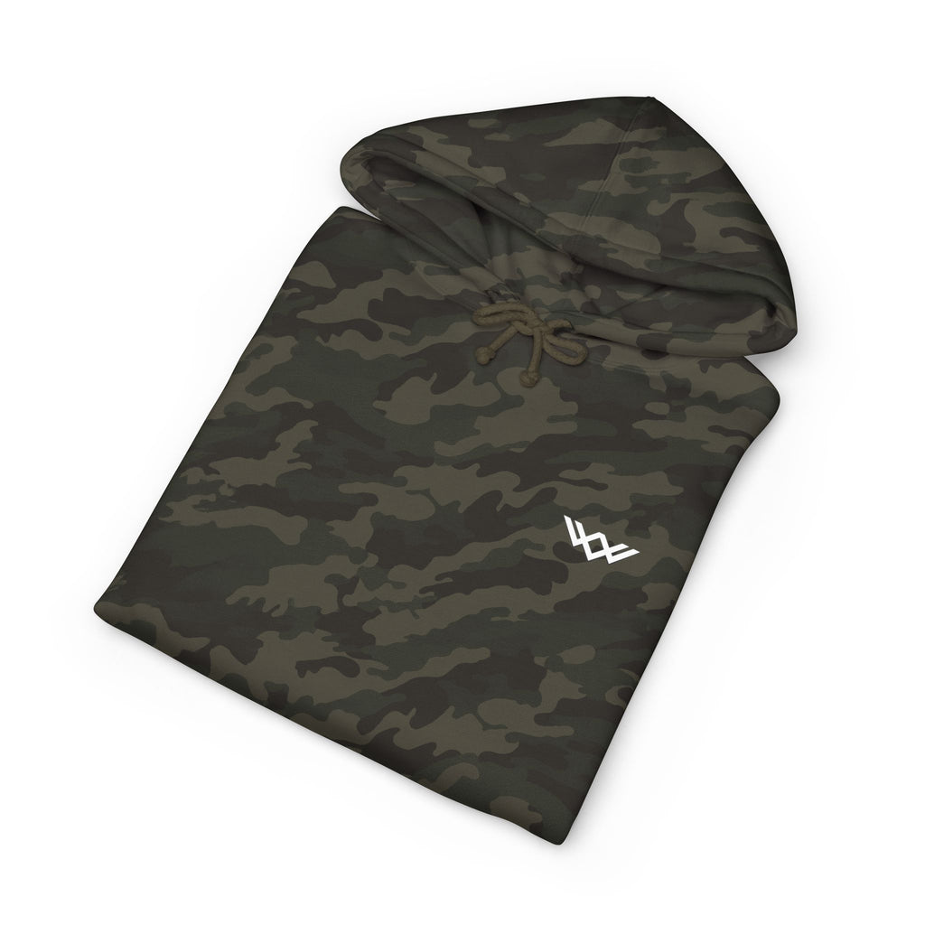 Minimal Logo Heavyweight Camo Pullover Hoodie | FUL