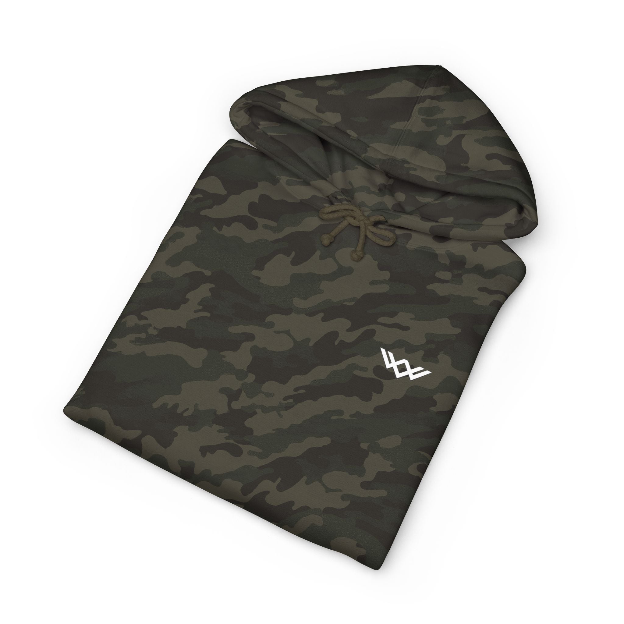 Minimal Logo Heavyweight Camo Pullover Hoodie | FUL