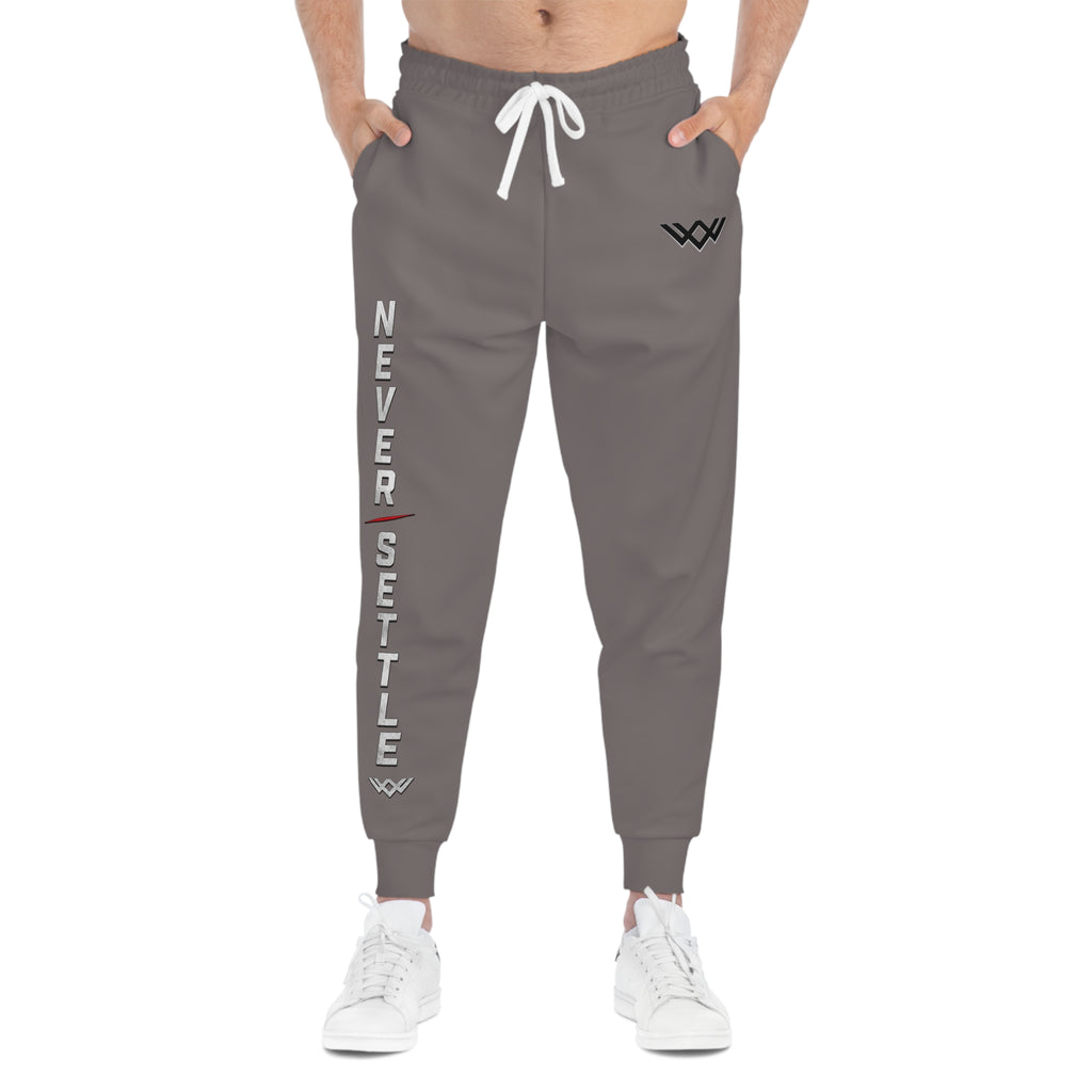 Never Settle Athletic Joggers - Charcoal Grey