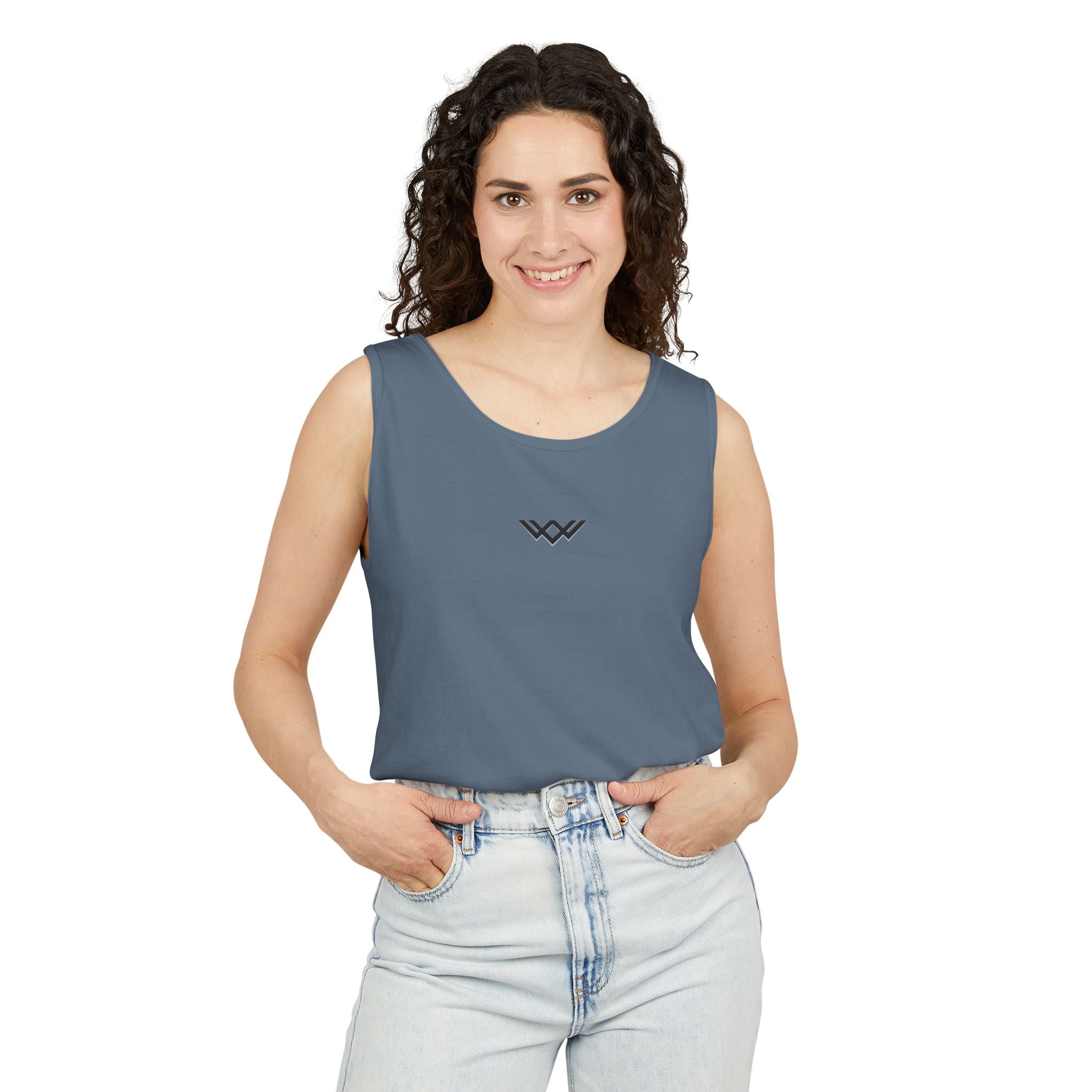 Women's Tank Top — Minimal Centre Chest Logo