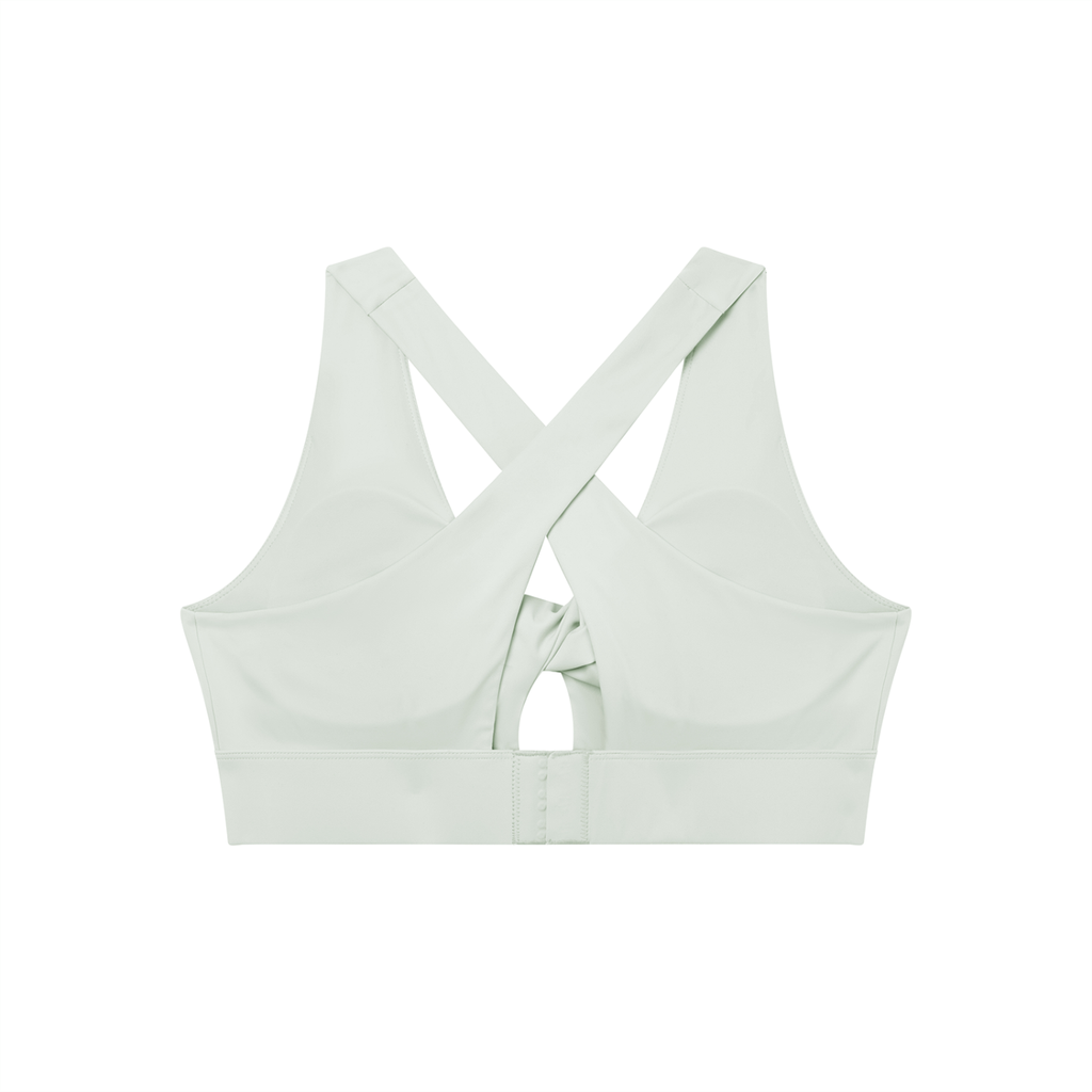 Women's Twist Front V-Neck Sports Bra