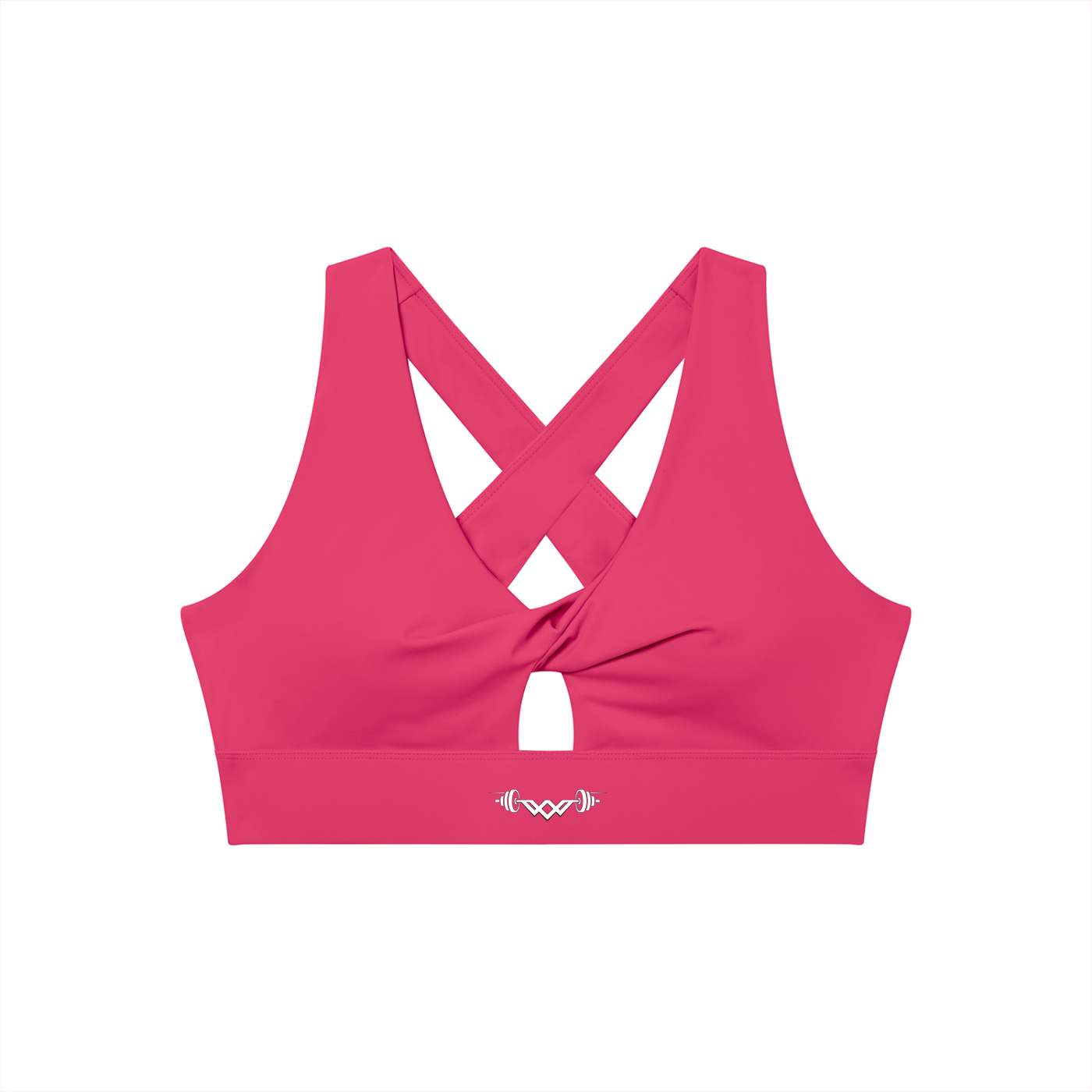 Women's Twist Front V-Neck Sports Bra