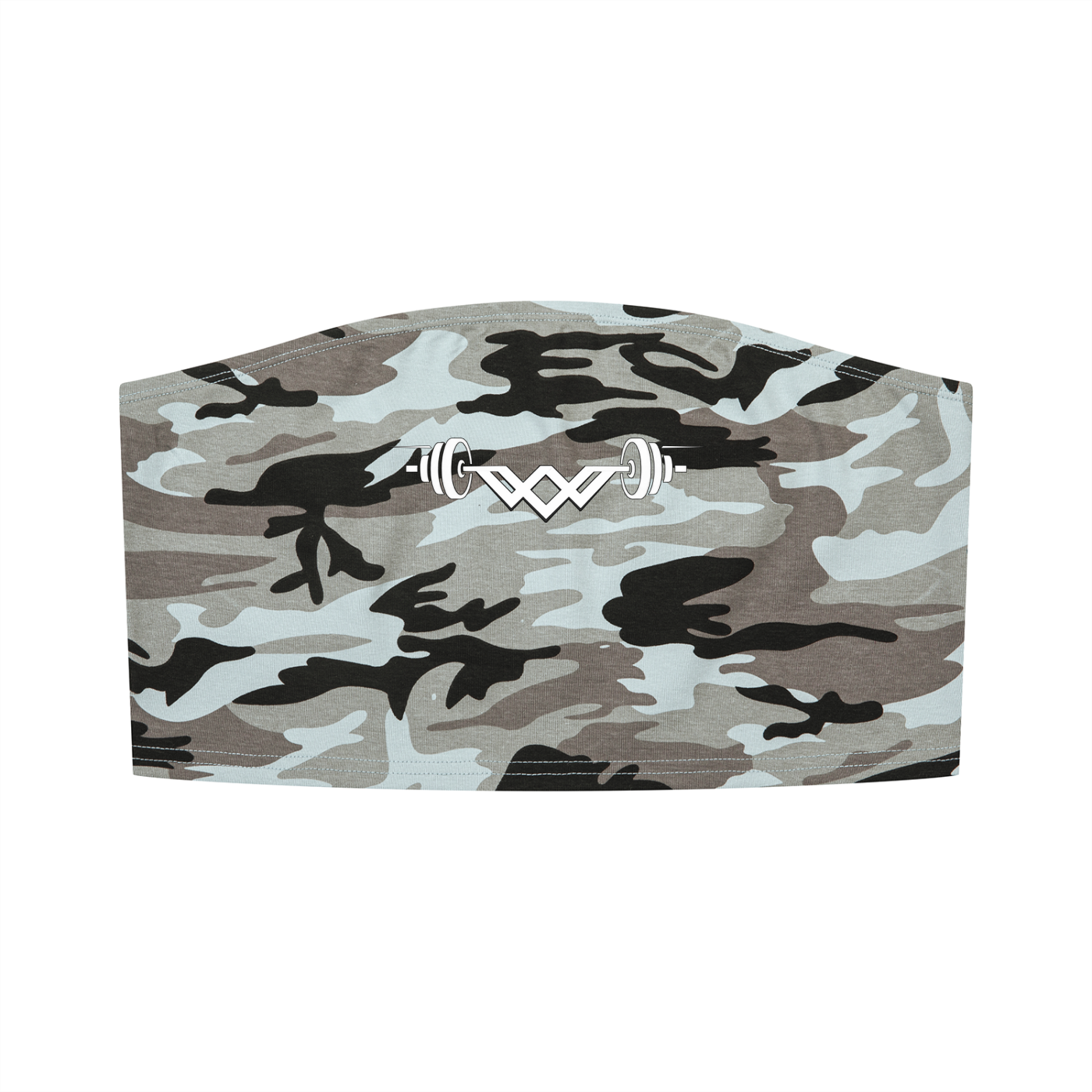 Women's Camo Off-Shoulder Crop T-Shirt