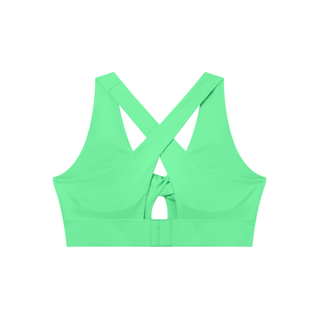 Women's Twist Front V-Neck Sports Bra